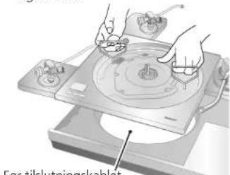 TECHNICS SHTB10 - Montering af tonearmssoklen pa afspilleren (fortsat) - 2