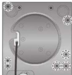 TECHNICS SHTB10 - Monter la base du bras de lecture sur le lecteur (suite) - 5