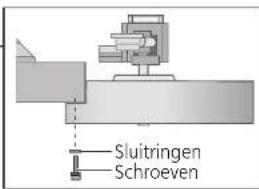 TECHNICS SHTB10 - De toonarmbasis op de speler bevestigen (vervolg) - 3