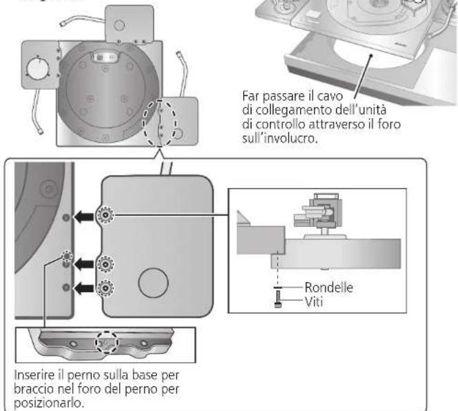 TECHNICS SHTB10 - Montaggio della base per braccio sul riproduktore (continua) - 1