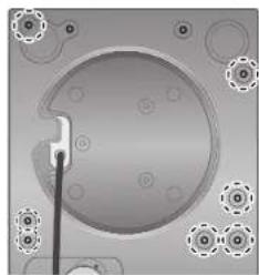 TECHNICS SHTB10 - Montering af tonearmssoklen pa afspilleren (fortsat) - 5