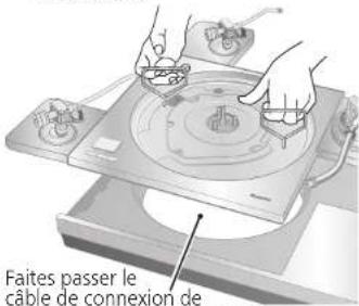 TECHNICS SHTB10 - Monter la base du bras de lecture sur le lecteur (suite) - 2