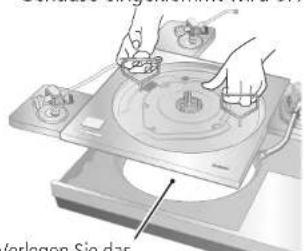 TECHNICS SHTB10 - Montieren der Tonarmbasis an den Plattenspieler (Fortsetzung) - 2