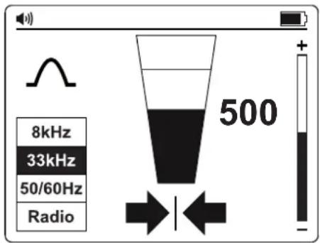Amprobe UAT505 - Direct Test Leads Connection Mode – Locating with the Receiver - 1