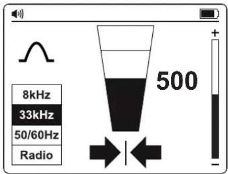 Amprobe UAT505 - Modo de inducción: Localización con el Receptor - 1