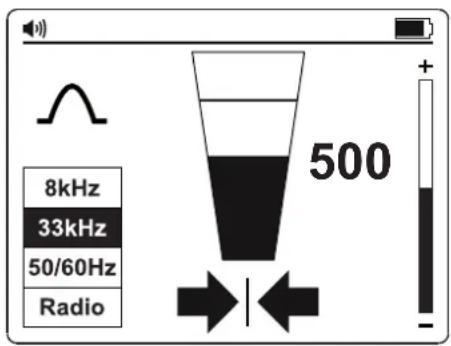 Amprobe UAT505 - Modo de conexão direta dos cabos de teste - localizando com o receptor - 1