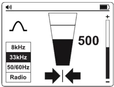 Amprobe UAT505 - Modo de conexión de terminales de prueba directos: Localización con el Receptor - 1