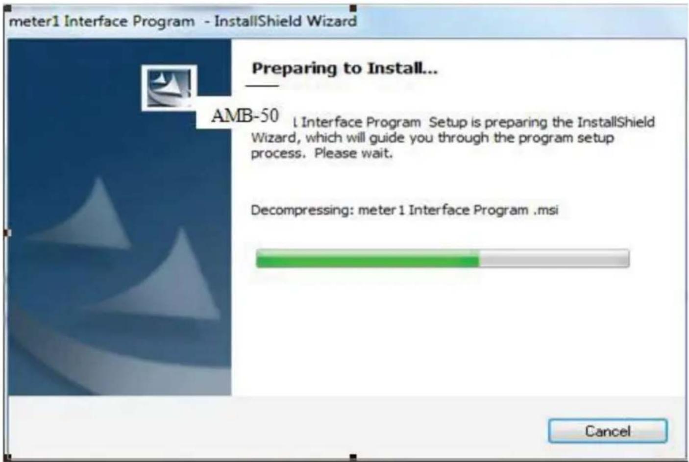 Amprobe AMB50 - Install AMB-50 Interface program - 2