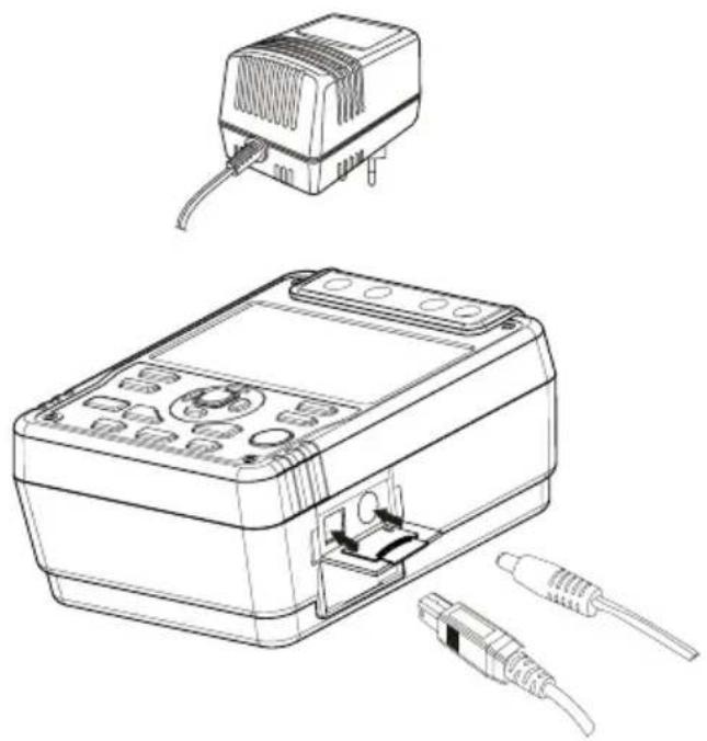 Amprobe AMB50 - El uso del adaptador de alimentación - 1