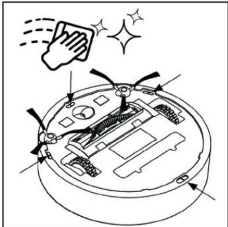 TECHNISAT TechniMax SR1 - Thoroughly cleaning the robot vacuum cleaner - 5