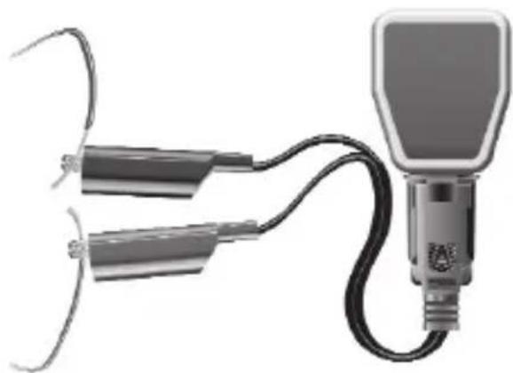 Amprobe BT120 - Using the BT-VLA High Voltage Leads Adapter (BT-250 only) - 1