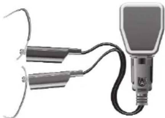 Amprobe BT120 - Utilización del adaptador para conductores de alta tensión (solo para el modelo BT-250) - 1