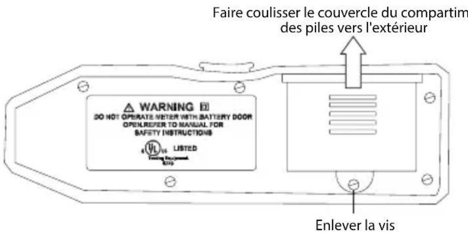 Amprobe BT250 - REEMPLACEMENT DE LA PILE - 1