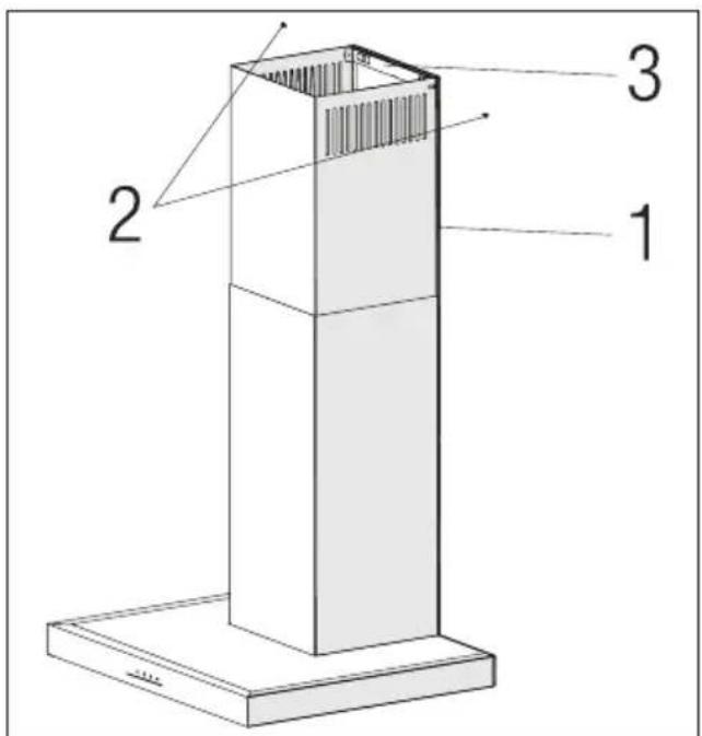 GRUNDIG GDKP 5460 B - nstallatie van het apparatus - 1