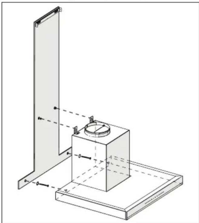 GRUNDIG GDKP 5460 B - Veggmontering - 4