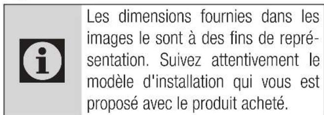 GRUNDIG GDT2562X - Perçage des trous d'accrochage - 2