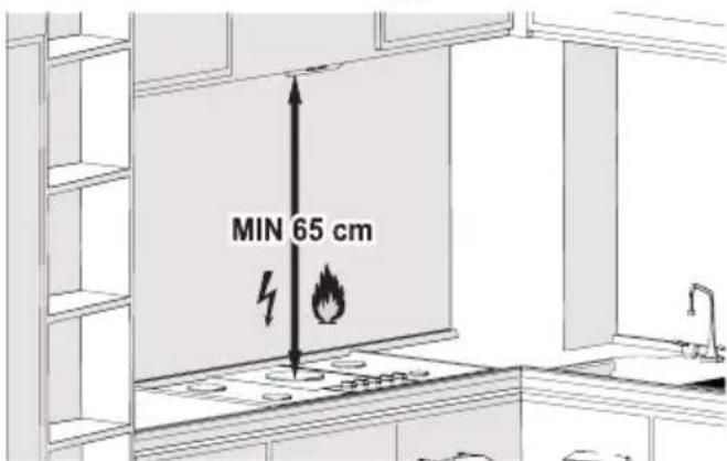 GRUNDIG GDT2562X - Position of the appliance - 1