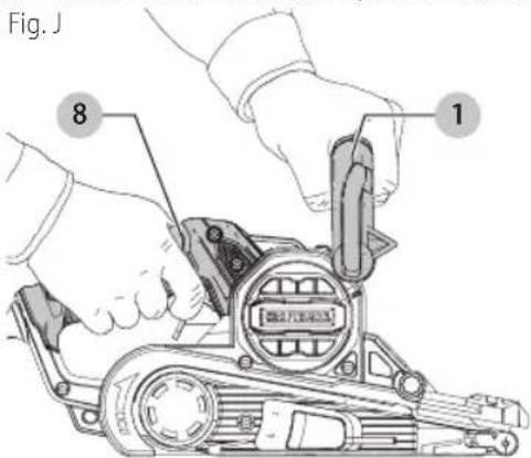 Craftsman CMEW213 - Proper Hand Position (Fig. J) - 1