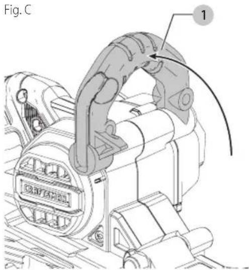 Craftsman CMEW213 - Three Position Handle (Fig. B, C) - 2
