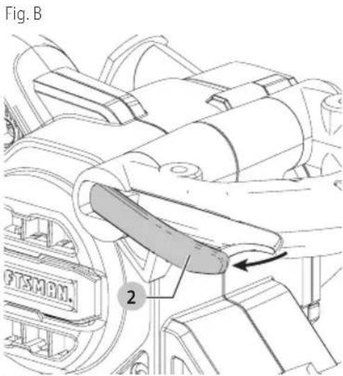 Craftsman CMEW213 - Poignée à trois positions (fig. b, c) - 1