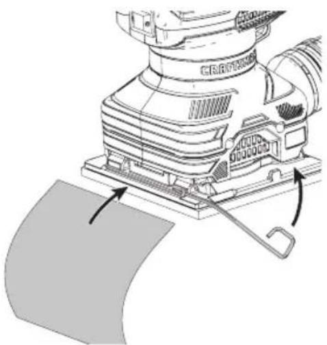 Craftsman CMEW230 - Attaching Abrasive Paper (Fig. A, C-E) - 3