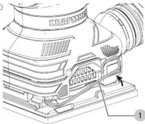 Craftsman CMEW230 - Colocacion del Papel de Lija (Fig. A, C-E) - 2