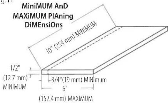 Craftsman CMEW020 - Planing Short or Thin Work (Fig. BB, FF) - 1