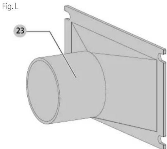 Craftsman CMEW020 - Adaptateur du tuyau du collecteur de poussière (Fig. L, M) - 1