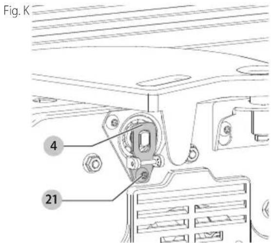 Craftsman CMEW020 - Dispositif de verrouillage du porte-lames (Fig. K) - 1