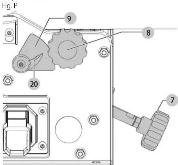 Craftsman CMEW020 - Ajuste de Profundidad de Corte (Fig. P) - 1