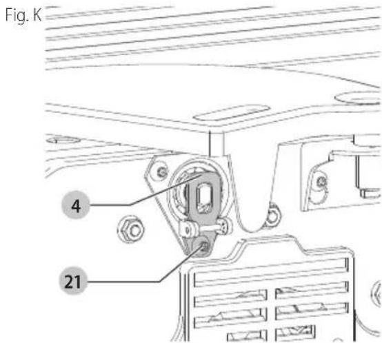 Craftsman CMEW020 - Cierre del Cabezal de Corte (Fig. K) - 1