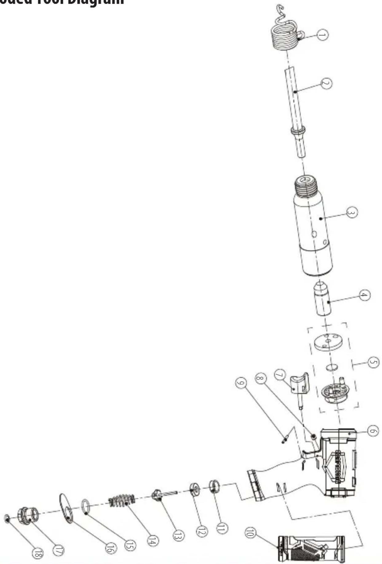 Craftsman CMXPTSG1010NB - Exploded Tool Diagram - 1