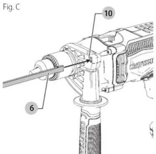 Craftsman CMED741 - Acoplamento del Mango Lateral (Fig. B, C) - 2
