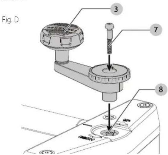 Craftsman CMEW320 - Elevating Handle (Fig. A, D) - 1