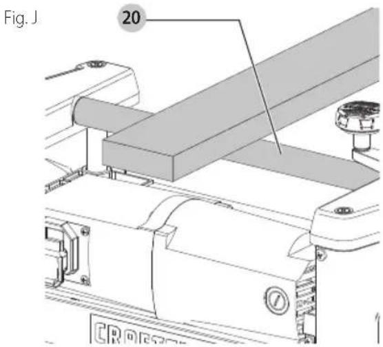 Craftsman CMEW320 - Carrying Handle/Stock Transfer Bar (Fig. J) - 1