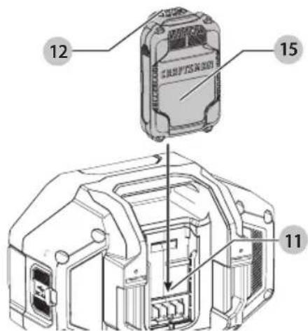 Craftsman CMCR001 - To Remove the Battery Pack from the Unit - 1