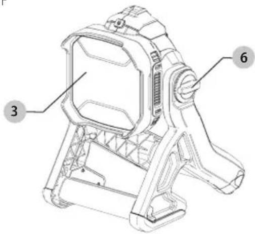 Craftsman CMCL030B - Pivotement du boîtier d'éclairage (Fig. F) - 1