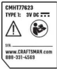 Craftsman CMHT77623 - ADVERTENCIA: - 1