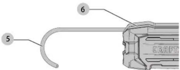 Craftsman CMCL050B - Hang Hook (Fig. E) - 1