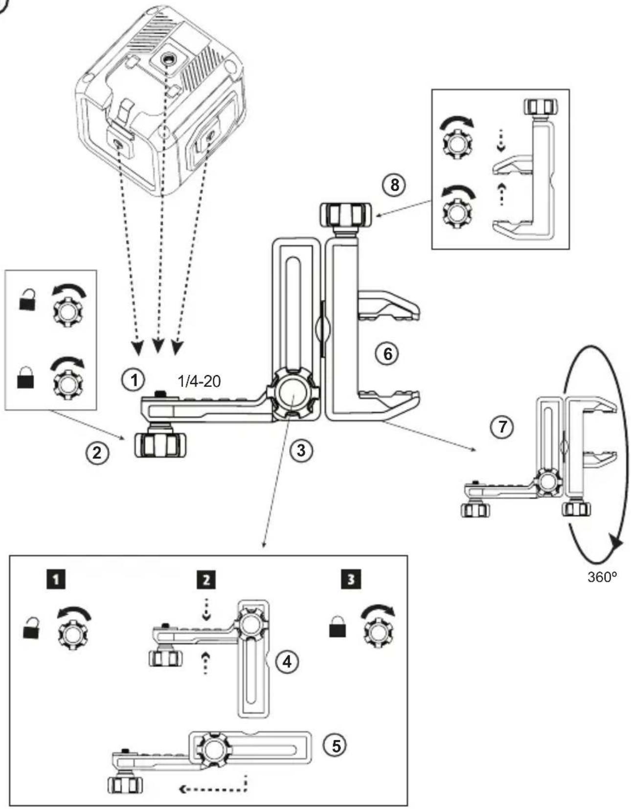 Craftsman CMHT77630 - Self-Leveling Cross-line Laser - 12