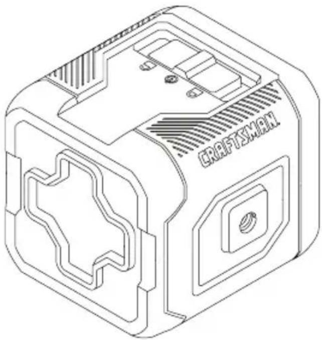 Craftsman CMHT77630 - Self-Leveling Cross-line Laser - 1