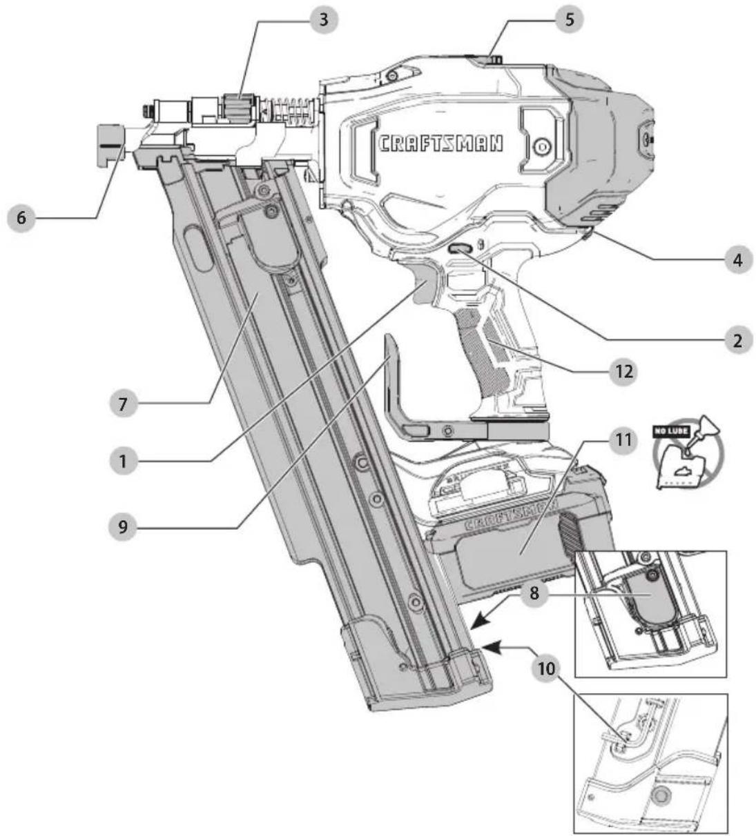 Craftsman CMCN621PL - 1