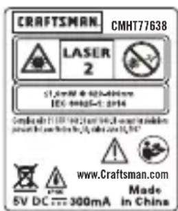 Craftsman CMHT77638 - WARNING: - 1