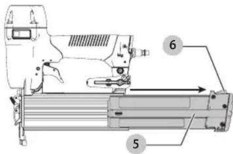 Craftsman CMPBN18K - Cargue los Sujetadores (Fig. D, E) - 1