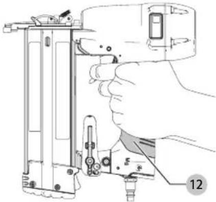 Craftsman CMPBN18K - Proper Hand Position (Fig. C) - 1