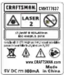 Craftsman CMHT77637 - WARNING: - 1