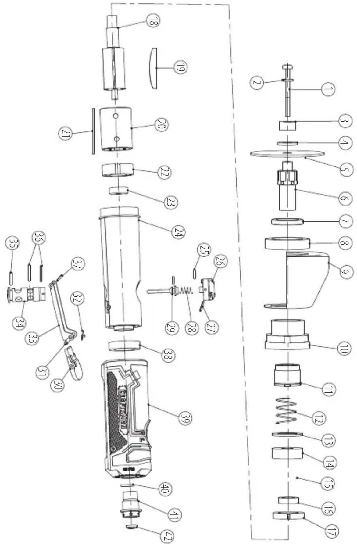 Craftsman CMXPTSG1013NB - Exploded Tool Diagram - 1