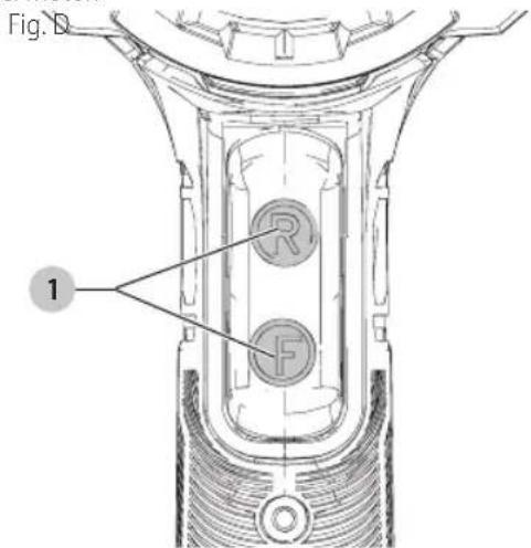 Craftsman CMEF900 - Interruptor de Avance/Reversa (Fig. D) - 1