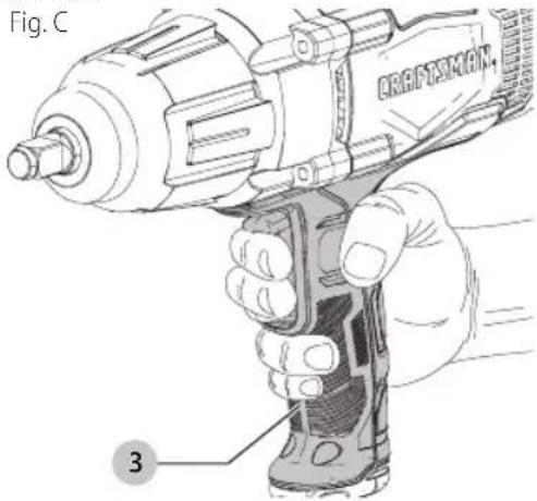 Craftsman CMEF900 - Posición Adecuada de las Manos (Fig. C) - 1