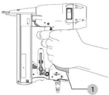 Craftsman CMPNC18K - Position correcte des mains (Fig. C) - 1